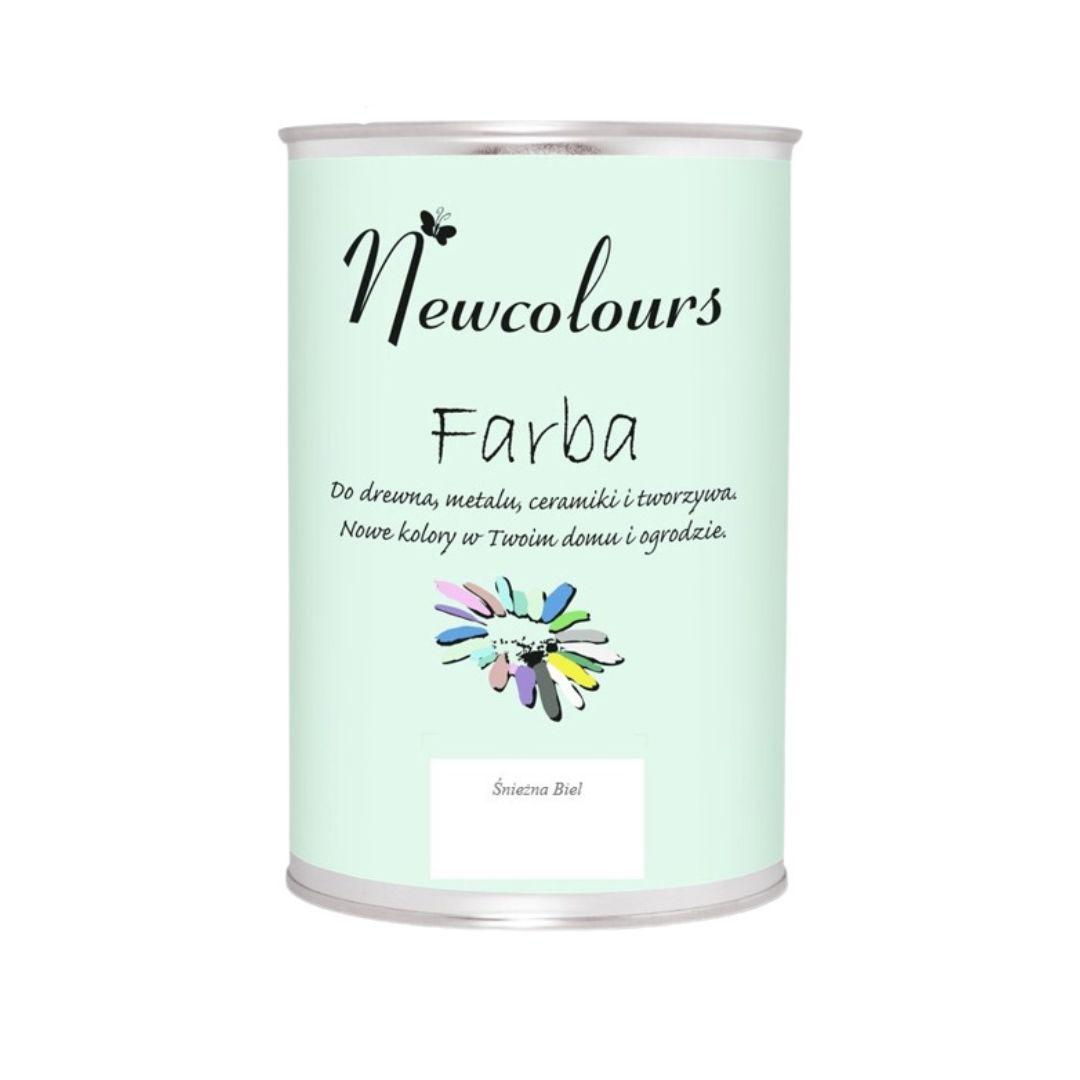 Farba Newcolours - Śnieżna Biel puszka 900ml